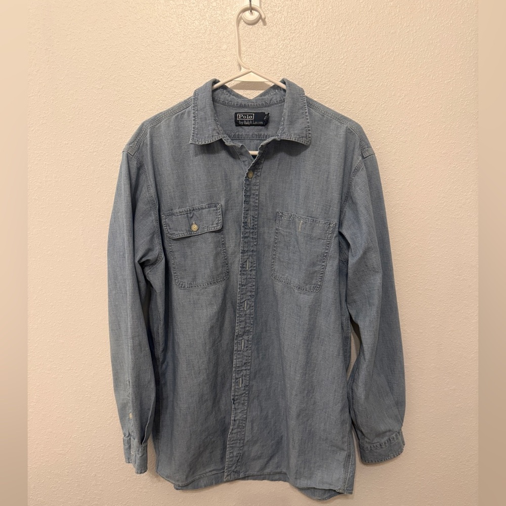 Ralph Lauren Denim Button Down Shirt - Picture 4 of 7